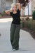 Archer Asymmetrical Pocket Wide Leg Cargos