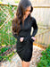 Carrie Crossover Waist Faux Wrap Dress - Girl Code Couture