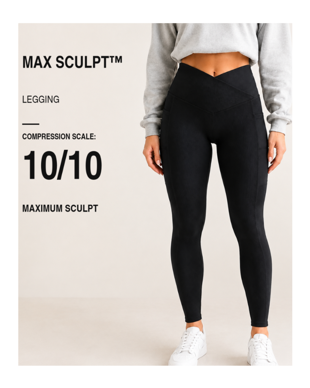 Girl Code Couture Max Sculpt leggings, Compression Scale 10 out of 10 Maximum Sculpt