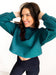 Izzy Inside - Out Cropped Sweatshirt - Girl Code Couture