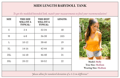 Margo Midi Length Peplum Tank - Girl Code Couture