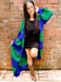 PRE ORDER Oversized Chunky Striped Balloon Sleeve Duster - Girl Code Couture