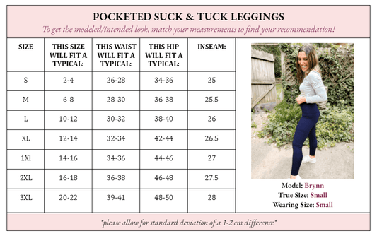 PRE - ORDER Palmer Pocketed Suck & Tuck Leggings - 5/27 - Girl Code Couture