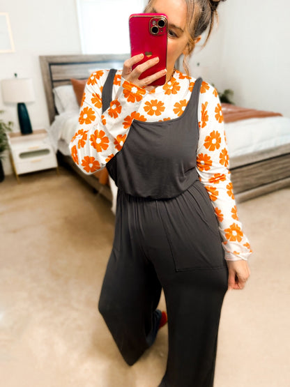 Shay Square Neck Modal Jumpsuit - Girl Code Couture