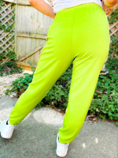 Tommy Two Tone Waffle Front Joggers - Girl Code Couture