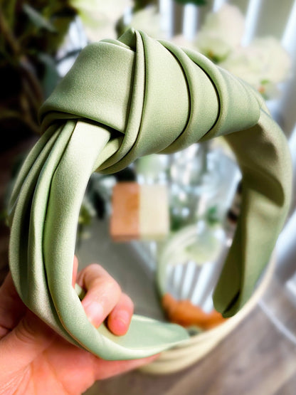 Satin Knot Headband - Girl Code Couture